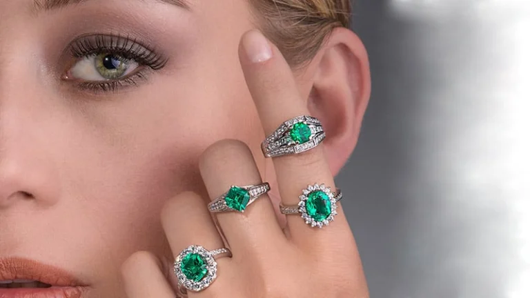 Emerald Engagement Ring