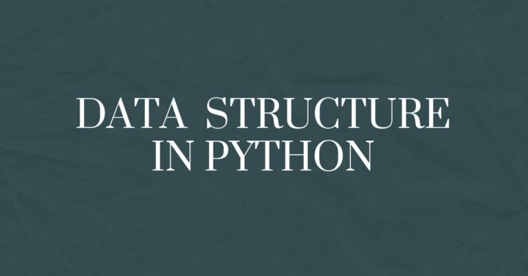 Data Structure in Python