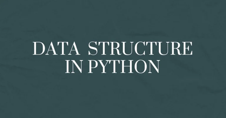 Data Structure in Python